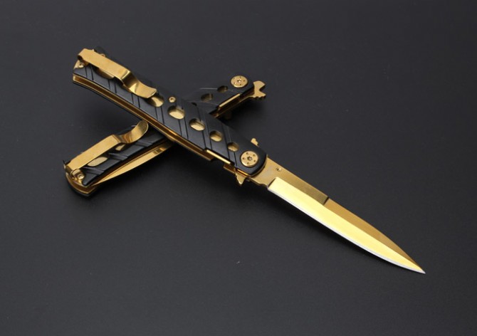 Hot Bend bilisong Butterfly C059 (Tyrant gold color titanium) hunting camping knives cold steel copies 1pcs dropshipping freeshipping
Hot Bend bilisong Butterfly C059 (Tyrant gold color titanium) hunting camping knives cold steel copies 1pcs dropshipping freeshipping