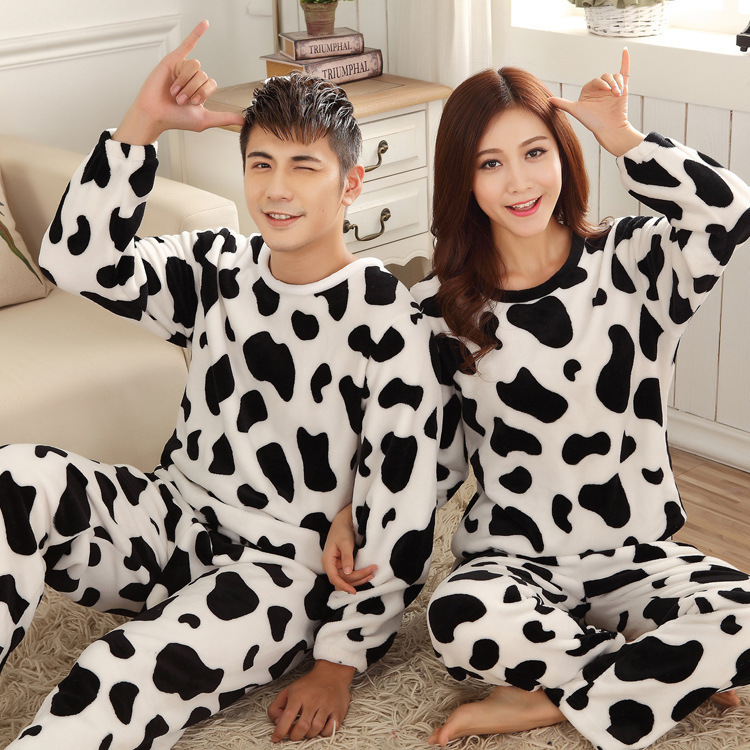 Wholesale-Autumn and Winter Pajamas Couple Pijamas Thick Flannel Tracksuit Cute Flannel Pajamas Set Lovers 2 Styles Free Shipping, As picture 1
Wholesale-Autumn and Winter Pajamas Couple Pijamas Thick Flannel Tracksuit Cute Flannel Pajamas Set Lovers 2 Styles Free Shipping, As picture 1