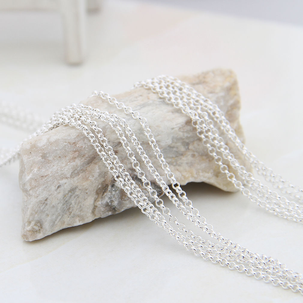 whole 100pcs lot solid 925 sterling silver o link chains necklaces for jewelry charms pendants 16 18 20 22 24 26 28 30 8 sizes