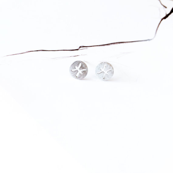 10Pair- S026 Zodiacal Pisces Earrings Signs Zodiac Constellation Earrings Horoscope Astrology Disc Coin Stud Earrings for Birthday Gifts