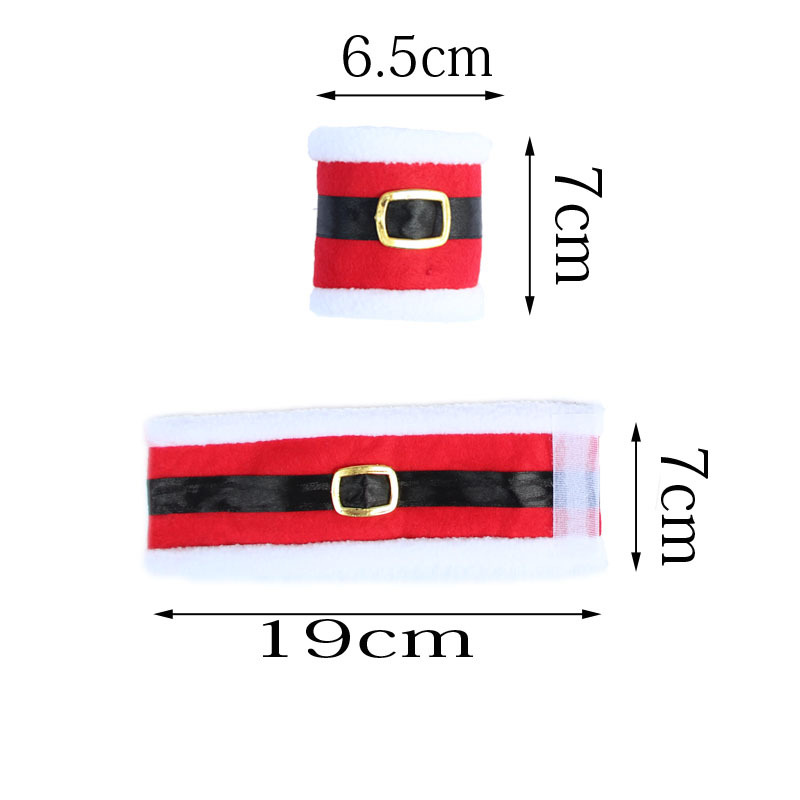Christmas Decor Napkin Holders Tableware Dinner Decorations Santa Claus Cover for Christmas Xmas Hotel Table decoration JF-120