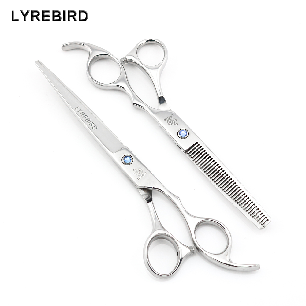 Hair scissors 7 INCH Cutting scissors 6.5 INCH Thinning shears LYREBIRD Silvery Dog Grooming scissors Blue stone NEW
Hair scissors 7 INCH Cutting scissors 6.5 INCH Thinning shears LYREBIRD Silvery Dog Grooming scissors Blue stone NEW