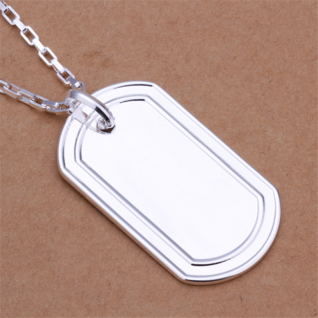 Hot sale Medals necklace sterling silver necklace STSN273,wholesale fashion 925 silver pendant necklace factory direct sale free shipping