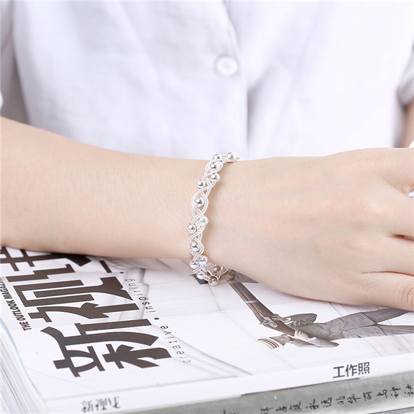 Hot sale christmas gift 925 silver Braid transfer beads Bracelet DFMCH396, new fashion sterling silver plate Chain link bracelets high grade
Hot sale christmas gift 925 silver Braid transfer beads Bracelet DFMCH396, new fashion sterling silver plate Chain link bracelets high grade
