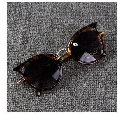 Fast ship Uv400 Vintage Kids Sunglasses Cat Eye Girls Children Sun glasses High Quality Glasses Brand Z260305