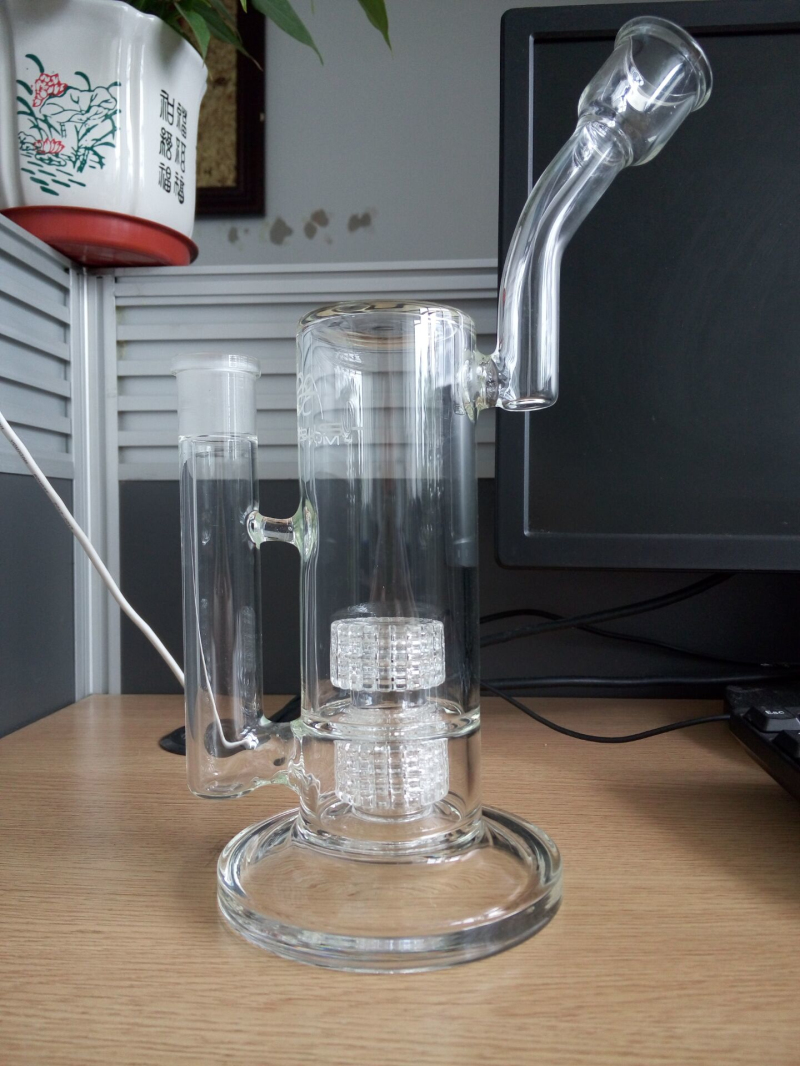 Mobius Glass bongs glass water pipe dab rig Double Stereo Matrix Perc with 18 mm joint
Mobius Glass bongs glass water pipe dab rig Double Stereo Matrix Perc with 18 mm joint