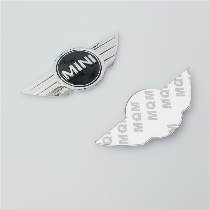 Mini COOPER S Metal 12*5cm Hood BADGE Tail Emblem F56 R50 R56 R53 R52 REAR Car Styling Auto Accessories