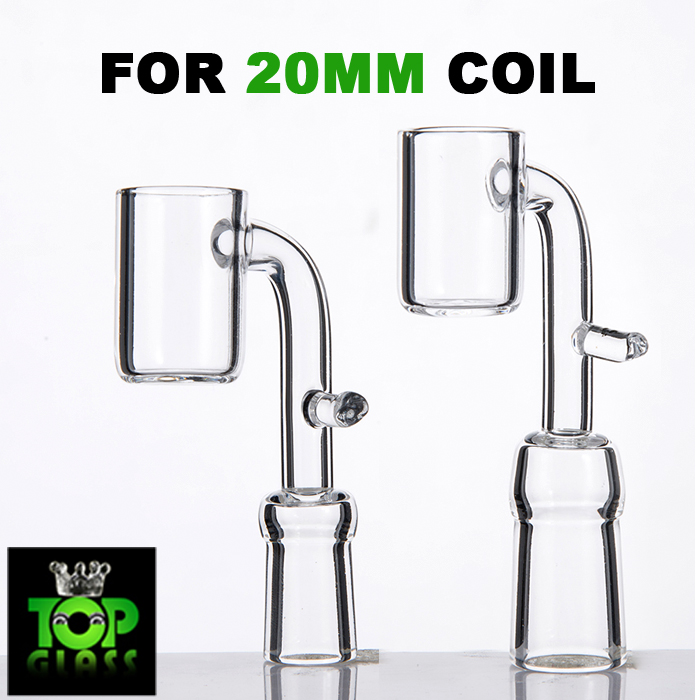 Quartz Ebanger Nail With Hook Domeless Quartz Banger Enail with Clear Male Female Joint for 20mm Coil Heater
Quartz Ebanger Nail With Hook Domeless Quartz Banger Enail with Clear Male Female Joint for 20mm Coil Heater