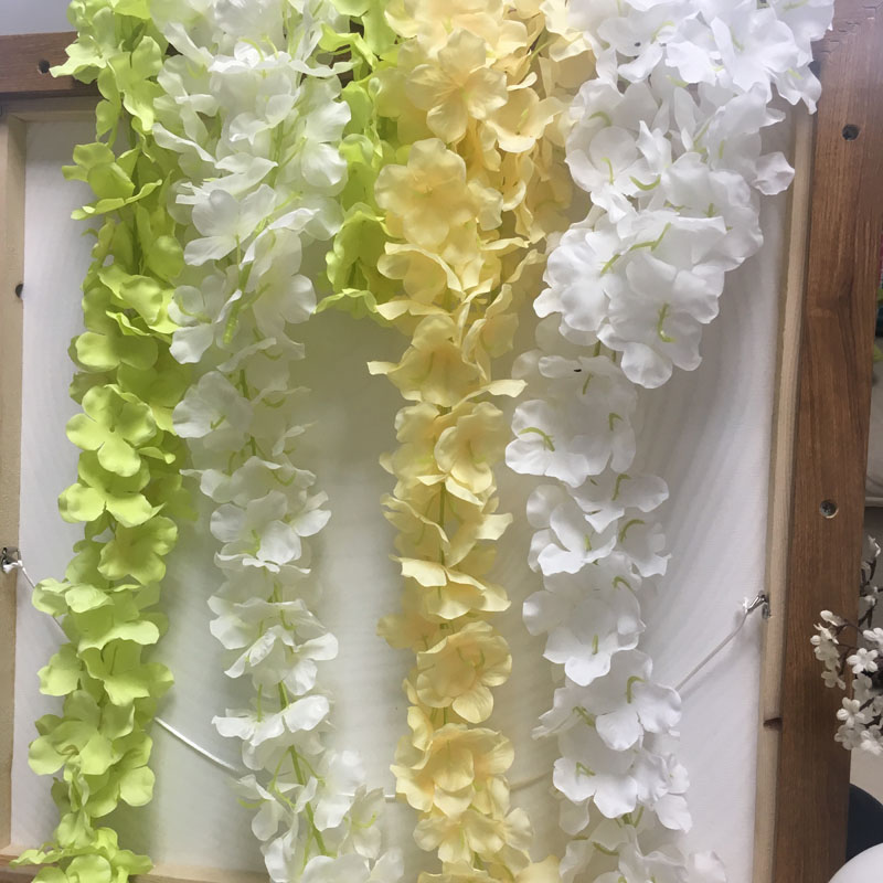 The New 35 cm Silk Hydrangea flower Vine Artificial Flower Wisteria For Wedding Decoration Party Garden Flower Wall Decoration Home Decor, 01
The New 35 cm Silk Hydrangea flower Vine Artificial Flower Wisteria For Wedding Decoration Party Garden Flower Wall Decoration Home Decor, 01