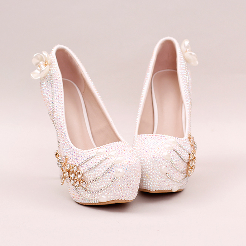 Sparkling Rhinestone Bridal Shoes Stiletto Heel White Crystal Wedding Party Shoes Bling Bling Prom Pumps Cinderella Shoes
Sparkling Rhinestone Bridal Shoes Stiletto Heel White Crystal Wedding Party Shoes Bling Bling Prom Pumps Cinderella Shoes