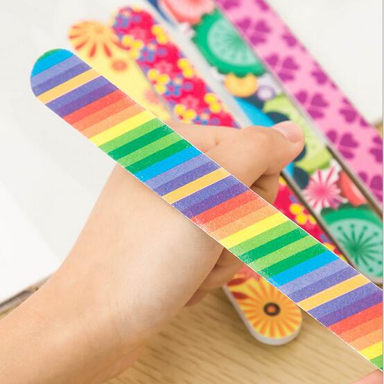 2-Side Nail Art Acrylic Polish Grind Sand File Block Buffer Make Up Manicure Tool