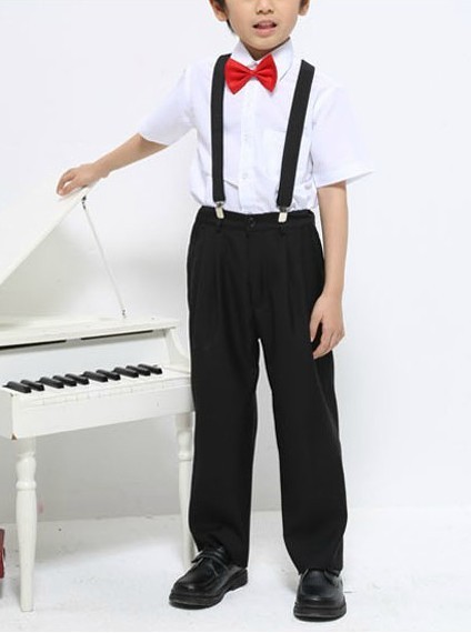 Top Quality White Cotton Kid Long Sleeve Shirt Boy Wear Prom Shirt Formal Event Cheap Tuxedo White Shirt
