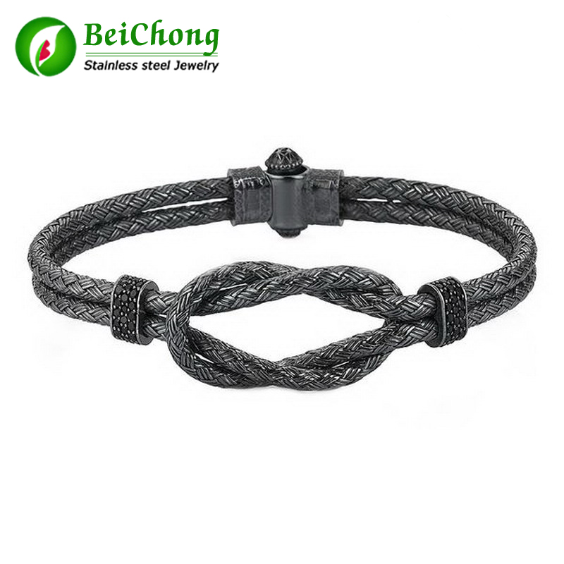 BC Atolyestone Infinity Men Bangel Black Made of Wire Chain Handmade Magnet Buckle Bracelet Men Jewelry
BC Atolyestone Infinity Men Bangel Black Made of Wire Chain Handmade Magnet Buckle Bracelet Men Jewelry