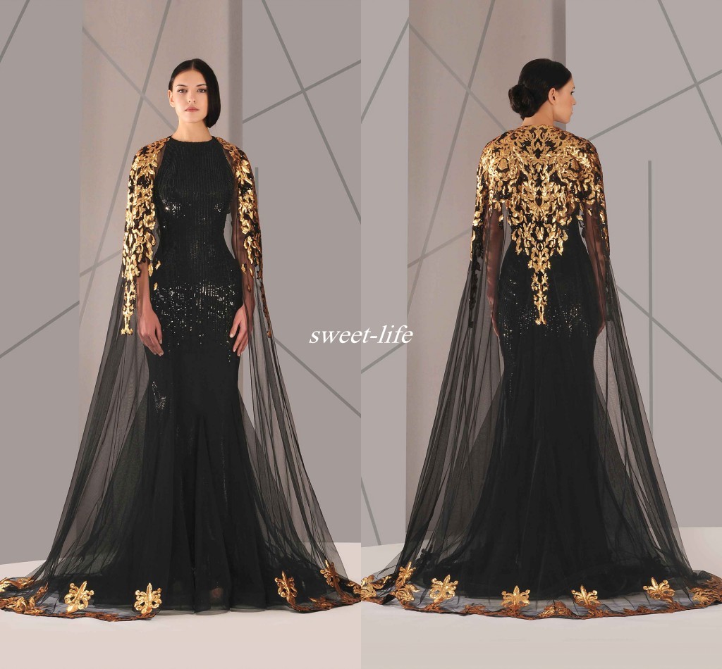 Black Arabic Muslim Evening Dresses Tulle Cloak Gold and Black Sequins Crew Neck 2020 Plus Size Mermaid Formal Wear Long Pageant Prom Dress, Light sky blue
Black Arabic Muslim Evening Dresses Tulle Cloak Gold and Black Sequins Crew Neck 2020 Plus Size Mermaid Formal Wear Long Pageant Prom Dress, Light sky blue