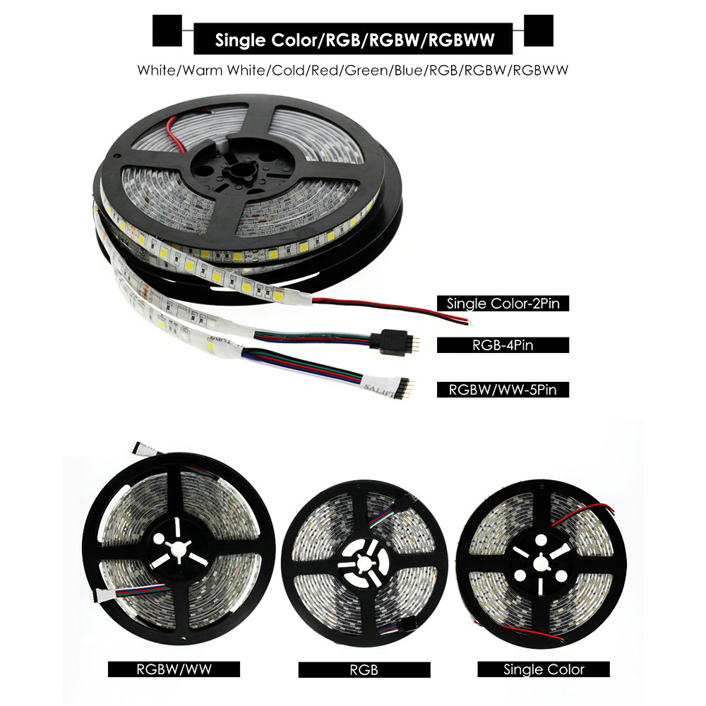 LED Strip 5050 DC12V 60LEDs/m 5m/lot Flexible LED Light RGB 5050 LED Strips 150 Meter For Holiday lighting sculpture decorative figure active signs di