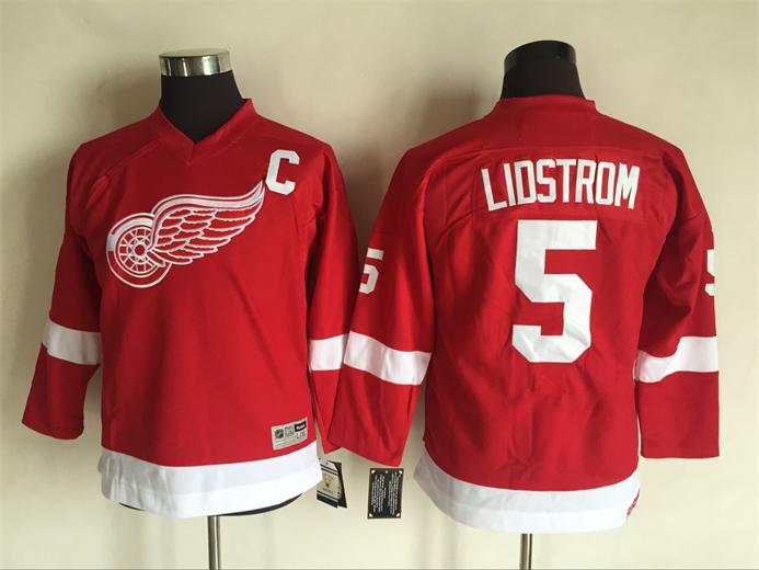Top Quality ! 2016 Youth Kids CCM Detroit Red Wings Ice Hockey Jerseys Cheap 5 Nicklas Lidstrom Red Boys Jerseys Authentic Retro Jerseys
Top Quality ! 2016 Youth Kids CCM Detroit Red Wings Ice Hockey Jerseys Cheap 5 Nicklas Lidstrom Red Boys Jerseys Authentic Retro Jerseys