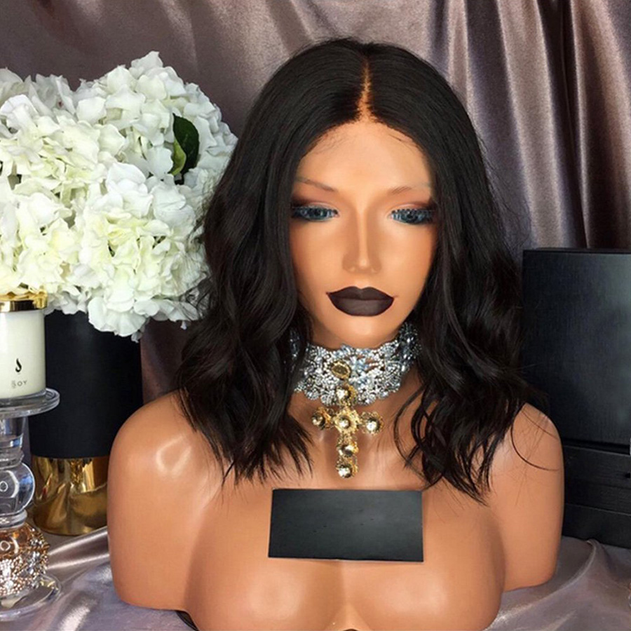 Lace Front Human Hair Wigs Wavy Short Wave Pre Plucked Hairline Body Wave Brazilian Virgin Hair 150% Density Glueless, Natural color
Lace Front Human Hair Wigs Wavy Short Wave Pre Plucked Hairline Body Wave Brazilian Virgin Hair 150% Density Glueless, Natural color