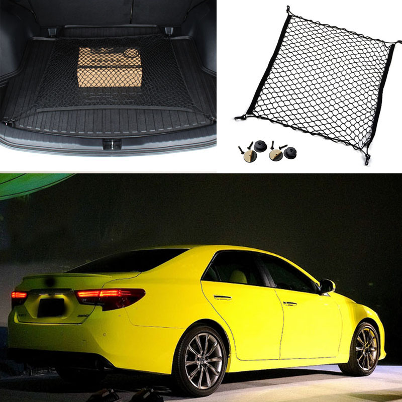 For Toyota Mark X Car Auto Rear Trunk Cargo Organizer Storage Seat Plain Vertical Net Luggage Organizer Nylon Liner Cover
For Toyota Mark X Car Auto Rear Trunk Cargo Organizer Storage Seat Plain Vertical Net Luggage Organizer Nylon Liner Cover