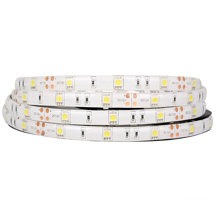 Hot Sale 5M DC12V 5050 SMD 30LED/M 150 LEDs Epoxy Resin Waterproof IP65 single Color Flexible LED Strip Light Free Shipping best2011