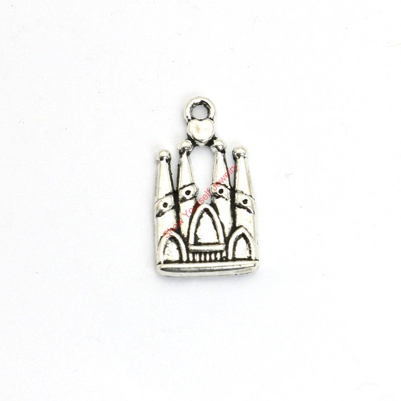 30pcs Antique Silver Plated Castle House Charms Pendants for Bracelet Jewelry Making DIY Necklace Craft 20x12mm
30pcs Antique Silver Plated Castle House Charms Pendants for Bracelet Jewelry Making DIY Necklace Craft 20x12mm