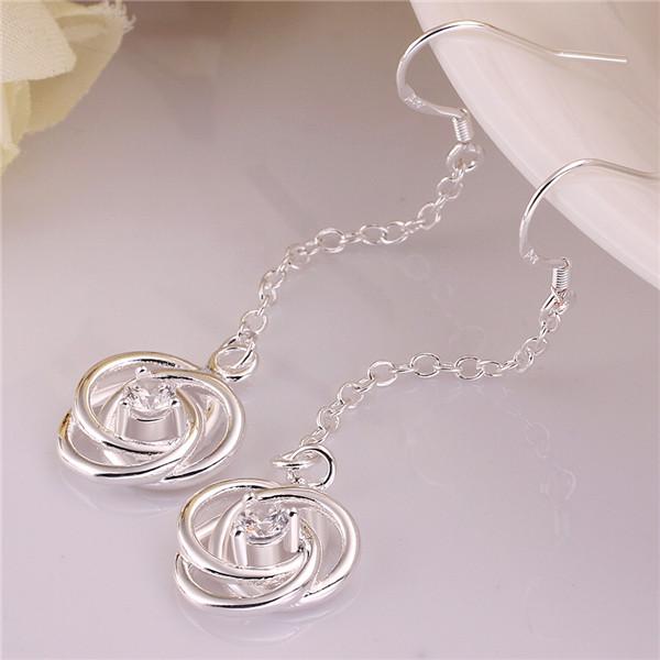 Brand new sterling silver Hanging flower earrings insets DFMSE522,women's 925 silver Dangle Chandelier earrings wedding genstone factory
Brand new sterling silver Hanging flower earrings insets DFMSE522,women's 925 silver Dangle Chandelier earrings wedding genstone factory
