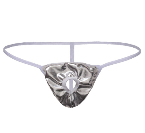 New Mens Male Metal Cockring Open Crotch Sexy G-String Sex Toys Lovers Bikini Thongs Panties Brief Underwear Exotic Lingerie