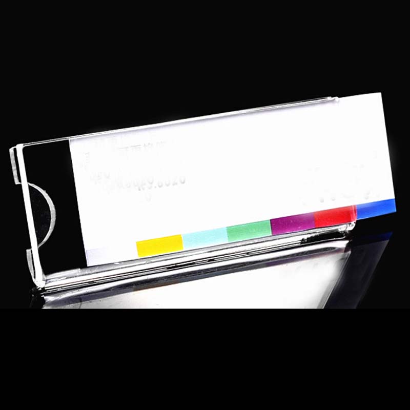 30 Pieces/Lot 50x20mm Card ID Holders Name Badge Work Employee Card Pin Brooch Business Display School Office Supplies Papelaria
