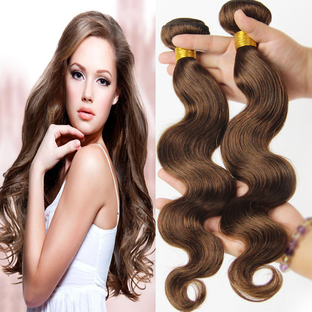 Wholesale 4# medium brown Brazilian Hair Body Weaves 7A Great Quality Human Hair Extensions Peruvian Malaysian Indian Human Hair weft
Wholesale 4# medium brown Brazilian Hair Body Weaves 7A Great Quality Human Hair Extensions Peruvian Malaysian Indian Human Hair weft