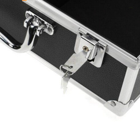 Wholesale-Sodial large tattoo kit carrying case with lock black toolbox dedicated work outside the box tattoo equipment