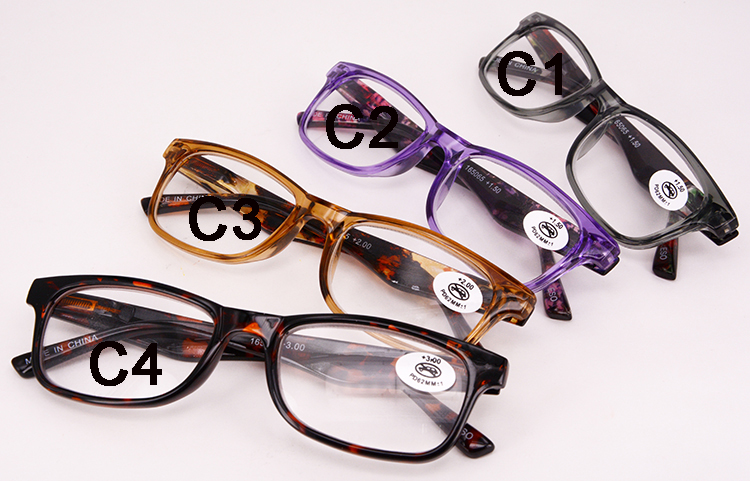 Wholesale light reading glasses for women man high quality cheap plastic read glasses fashion vintage read glasses strength 1.00~3.50