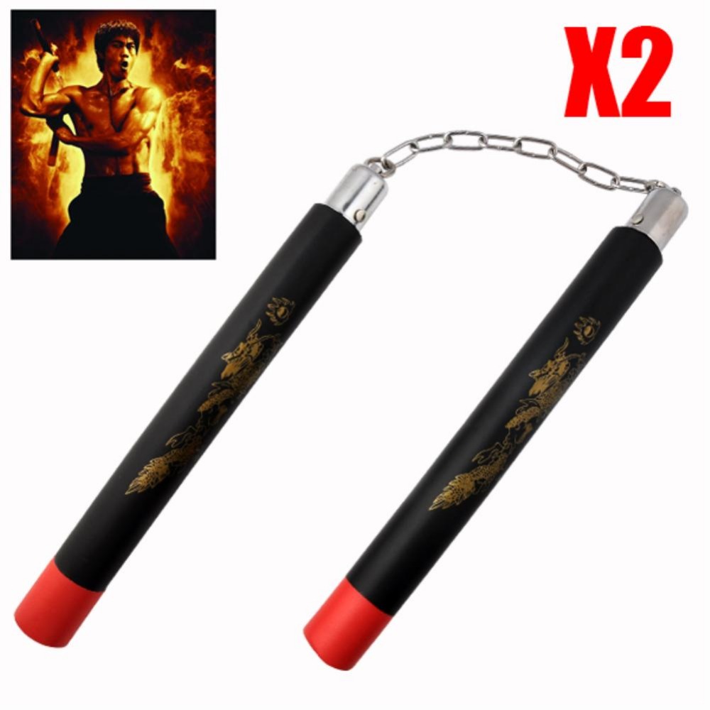 Wholesale-sale+49%off+free shipping 2 Pair Martial Arts Foam Nunchucks Karate Nunchakus Dragon Metal Chain EQC454
Wholesale-sale+49%off+free shipping 2 Pair Martial Arts Foam Nunchucks Karate Nunchakus Dragon Metal Chain EQC454