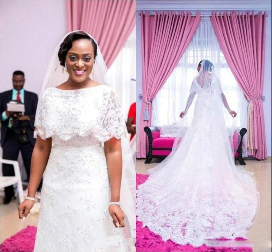 South african full lace backless wedding dresses 2017 summer sweep train plus size bridal gowns wrap style custom made wedding dresses, Ivory
South african full lace backless wedding dresses 2017 summer sweep train plus size bridal gowns wrap style custom made wedding dresses, Ivory