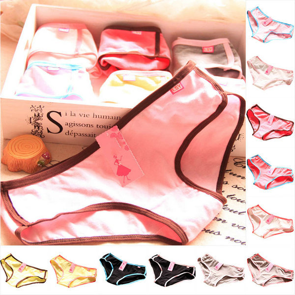 Wholesale-Lady Women Cotton Underwear Briefs Panties Knickers Sports Breathe Lingerie