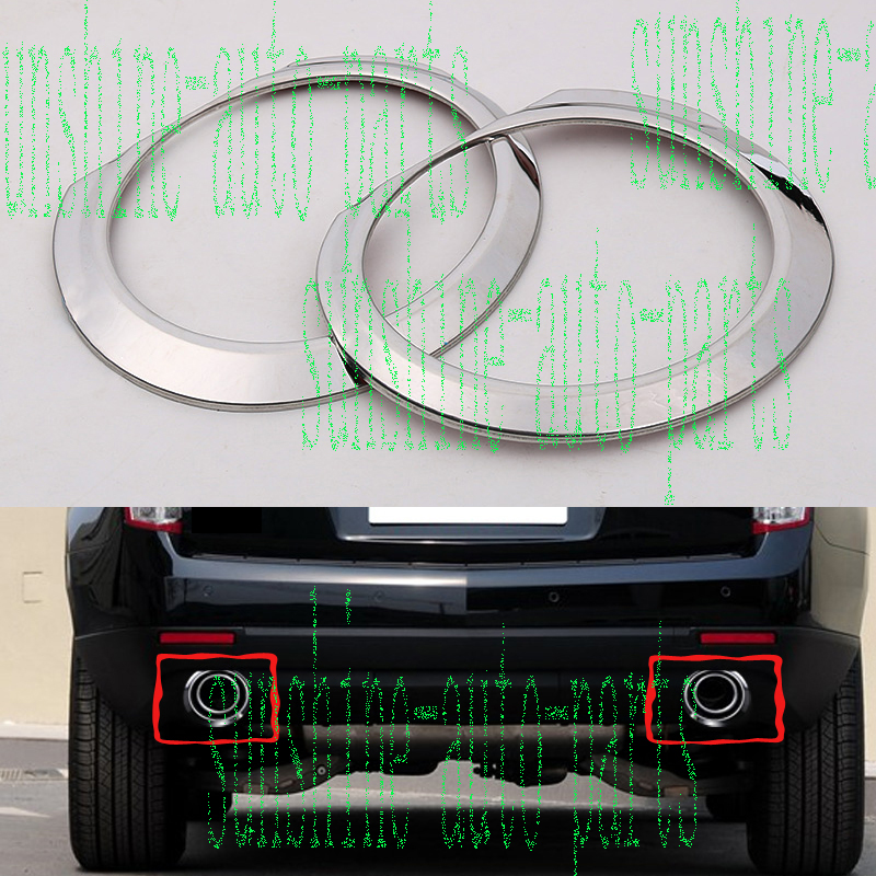 2Pcs CAR 304 Stainless Steel Rear Decorative Tail Throat TRIMS FRAMES For Cadillac SRX 2010-2015 DIY
2Pcs CAR 304 Stainless Steel Rear Decorative Tail Throat TRIMS FRAMES For Cadillac SRX 2010-2015 DIY