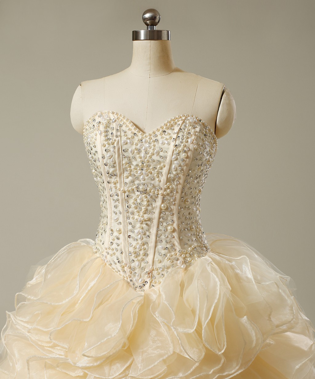 2020 New Arrival Cheap Quinceanera Dresses Beaded Beautiful Party Prom Formal Ball Gowns Vestidos De 15 Anos QC1473