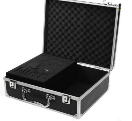 Wholesale-Sodial large tattoo kit carrying case with lock black toolbox dedicated work outside the box tattoo equipment