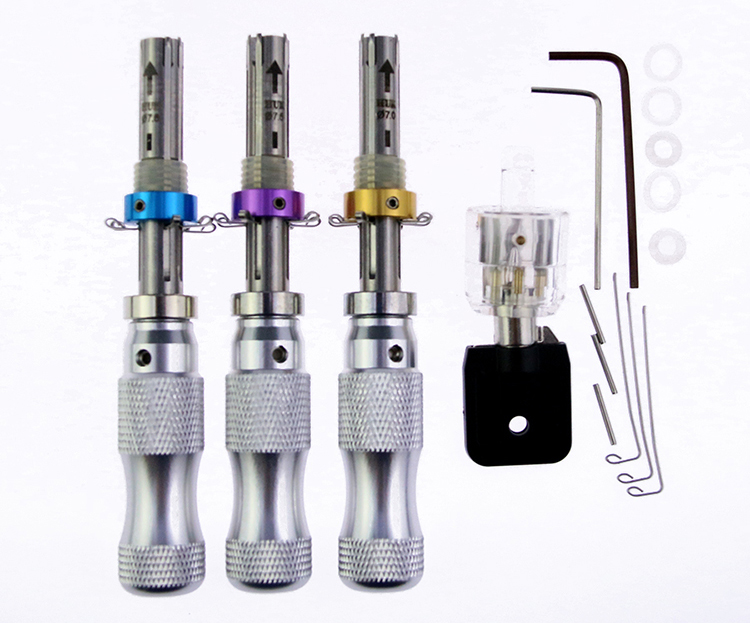 2022 HUK Tubular Lock Pick Tools 7.0mm 7.5mm 7.8mm Locksmith Supplies + 7Pin Lock Transparent Plum flower Cylinder от DHgate WW