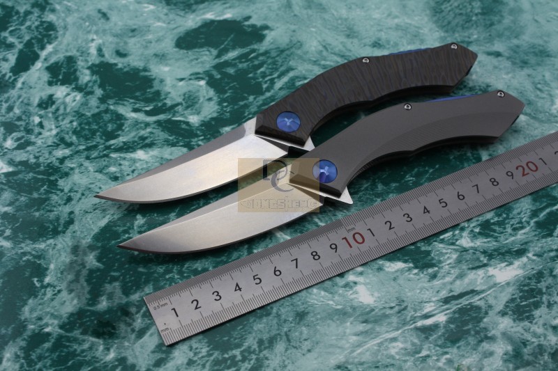 Wild boar Shirogorov poluchetkiy Flipper Bearing washer D2 Brushed Blade TC4 titanium Handle Outdoors Survival Tactical folding knife
Wild boar Shirogorov poluchetkiy Flipper Bearing washer D2 Brushed Blade TC4 titanium Handle Outdoors Survival Tactical folding knife