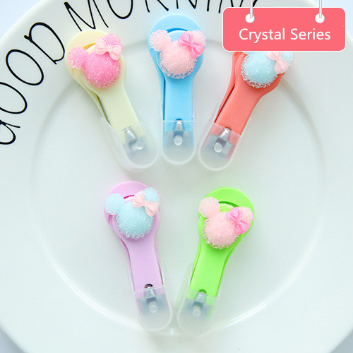 Nail Clippers Scissors Manicure Tools Stainless Steel 20pcs Mixed Colors High Quality Cute Cartoon Animal Pet Fruit