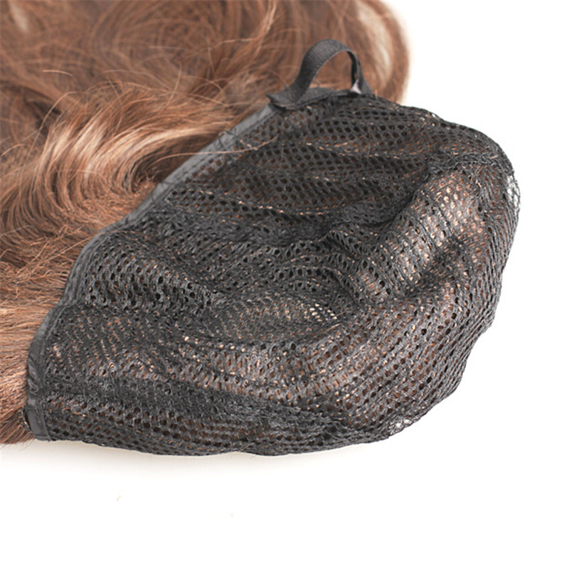 black wig natural wigs female long straight synthetic fiber hair soft realistic brown women 68cm