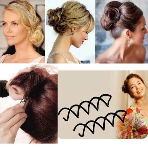 Spiral Spin Screw Pin Hair Clip Hairpin Twist Barrette Black hair accessories Plate Made Tools B Magic Hair SCROO Bridal Styling 1000pcs