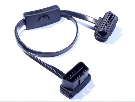 5pcs 60CM 16 pin to 16Pin Flat Thin ELM327 Auto Car OBDII OBD OBD2 Extension Cable With Power Switch Adapter Connector
5pcs 60CM 16 pin to 16Pin Flat Thin ELM327 Auto Car OBDII OBD OBD2 Extension Cable With Power Switch Adapter Connector