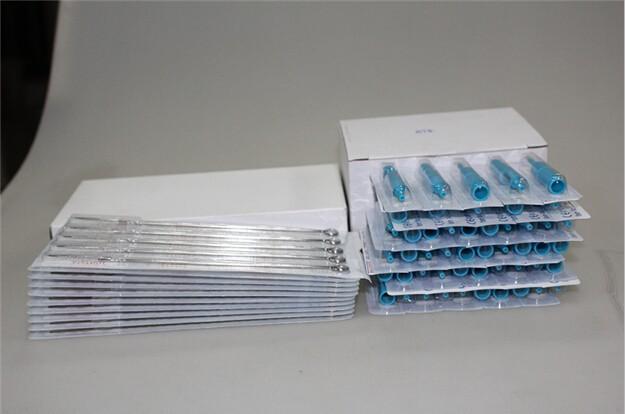 (+5RT) 50 Pcs Disposable Sterile +50Pcs Blue Disposable Tattoo Tips Free Shipping Product
