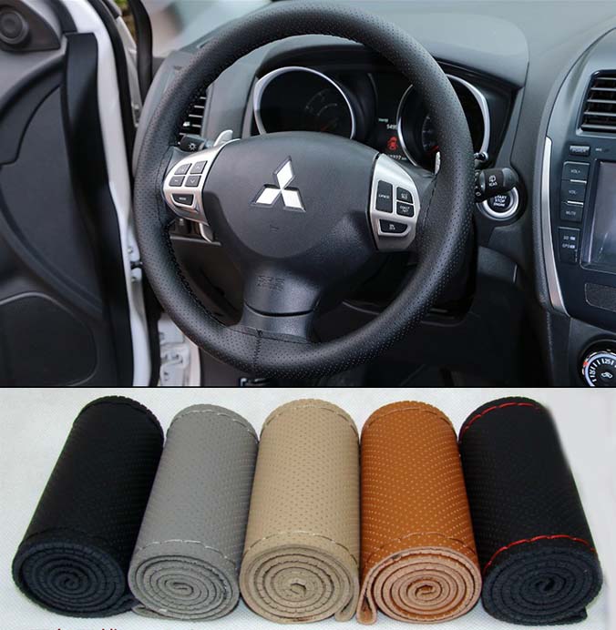 hole microfiber Leather Steering Wheel Cover With Needles & Thread, DIY durable Car cover on the Steering-Wheel black gray beige brown 38cm
hole microfiber Leather Steering Wheel Cover With Needles & Thread, DIY durable Car cover on the Steering-Wheel black gray beige brown 38cm