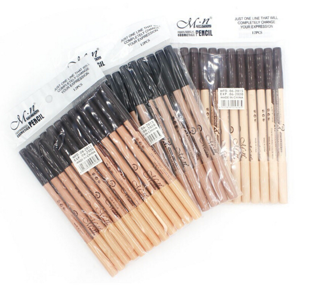 Hot Menow Cosmetic 2 in 1 Makeup Pencil Concealer+Eyebrow Pencil Two-head Pencils Manufacturer 48Pcs/lot Free Shipping