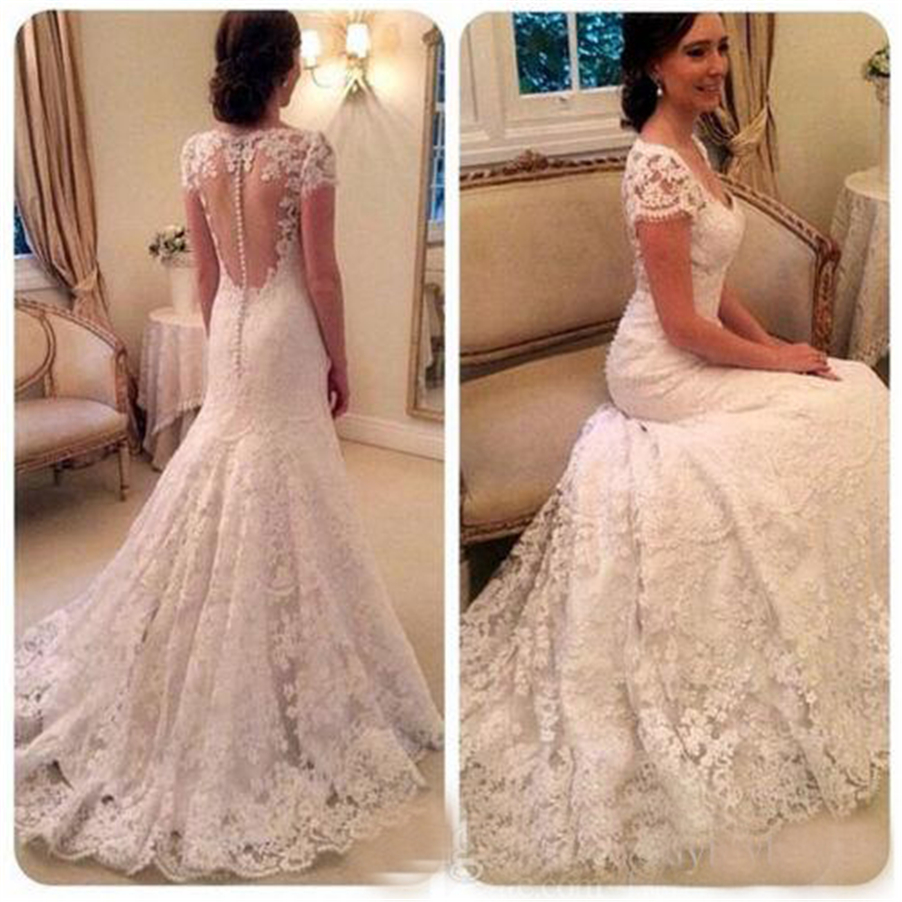 Cap Sleeve Mermaid Bandage Bridal Gowns V-neck Princess Designer Dress For Bride Country Wedding Dresses Lace vestido de noiva de renda, Red
Cap Sleeve Mermaid Bandage Bridal Gowns V-neck Princess Designer Dress For Bride Country Wedding Dresses Lace vestido de noiva de renda, Red