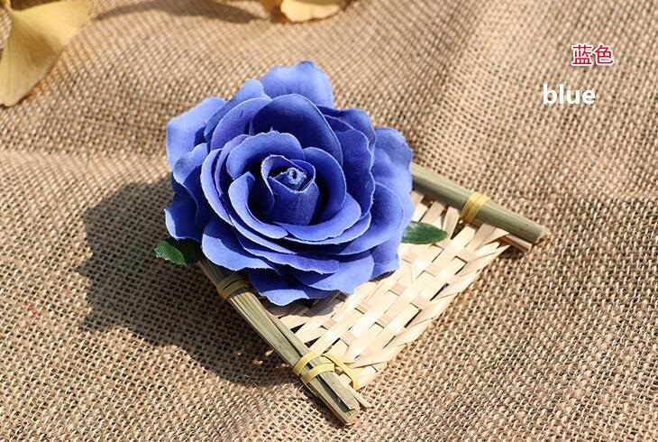 rose heads artificial flowers rose plastic flowers fake flowers head high quality silk flowers free shipping WF008