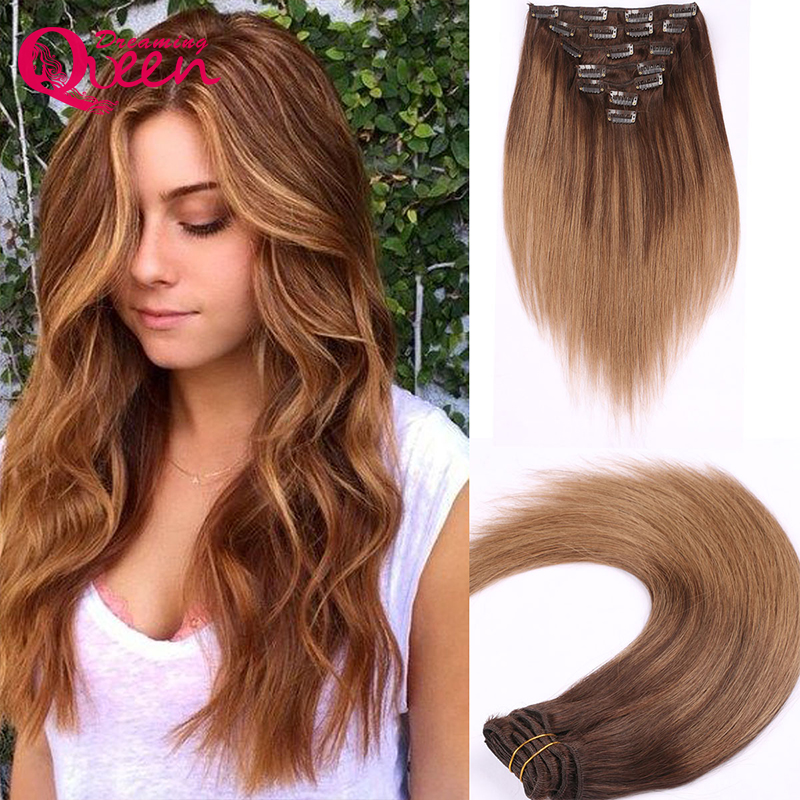 B2/8 Piano color Clip In Straight Hair Extensions 100% Brazilian Virgin Human Hair 7 Pieces/Set 120g 16 Clips Hair Extension Highlight Ombre
B2/8 Piano color Clip In Straight Hair Extensions 100% Brazilian Virgin Human Hair 7 Pieces/Set 120g 16 Clips Hair Extension Highlight Ombre