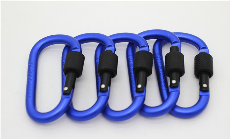 Promotion Gift Outdoor Gadgets Gear Convenient to Carry Carabiner Aquarius Buckle Hang up Bottle Mixed Color