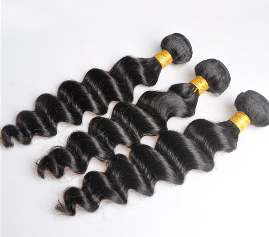 Raw Indian Human Hair Bundles Body Loose Deep Natural Wave Kinky Curly Hair Weaves Double Weft Hair Extensions
